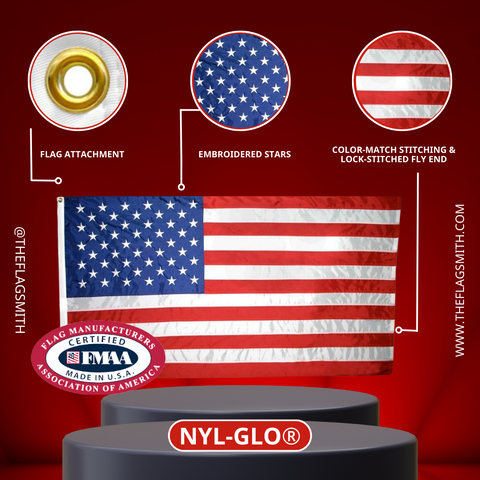 OUTDOOR NYL-GLO® U.S. FLAG